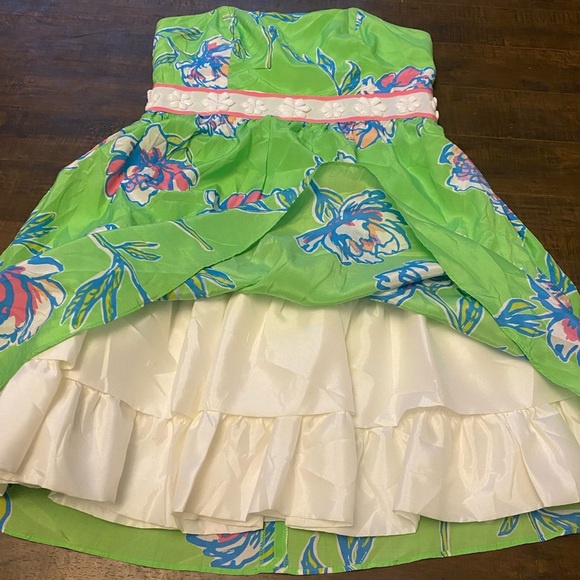 Lily Pulitzer Langley floral strapless dress - Picture 6 of 11